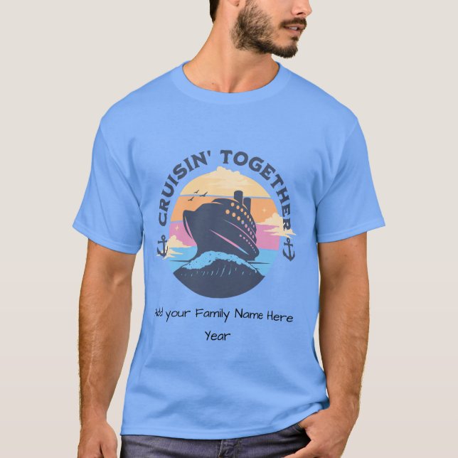 Camiseta Personalización para la personalización de crucero (Anverso)