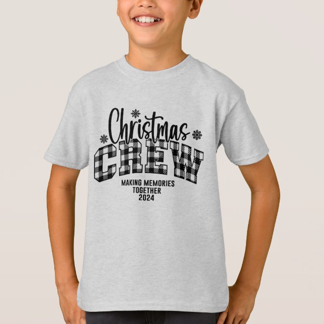 Camiseta personalizada 2024 para Navidades familia (Anverso)