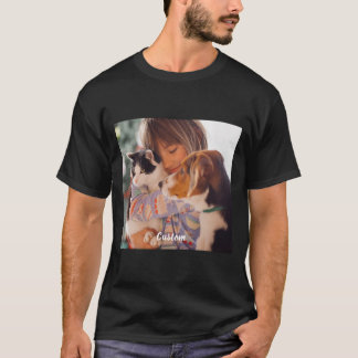 Camiseta personalizada / agregar foto y texto