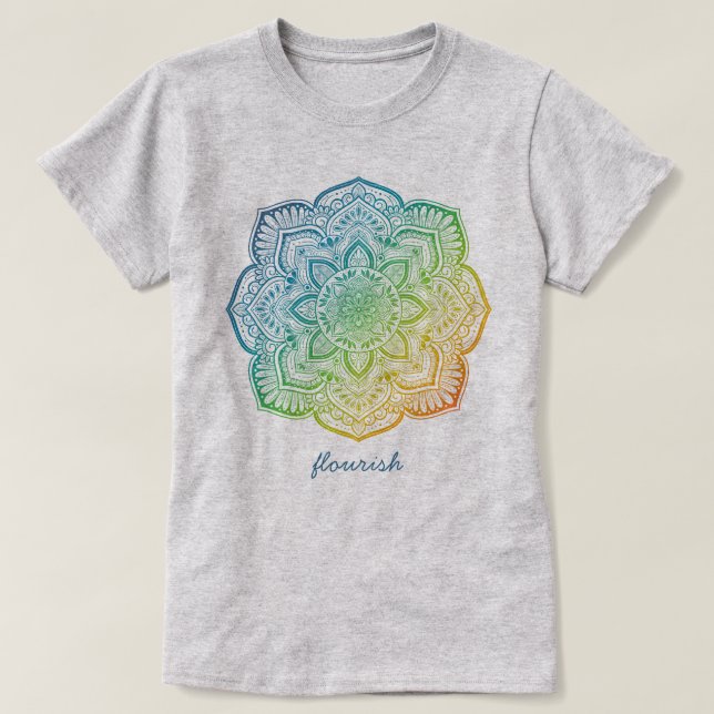 Camiseta personalizada Aki Mandala (Diseño del anverso)