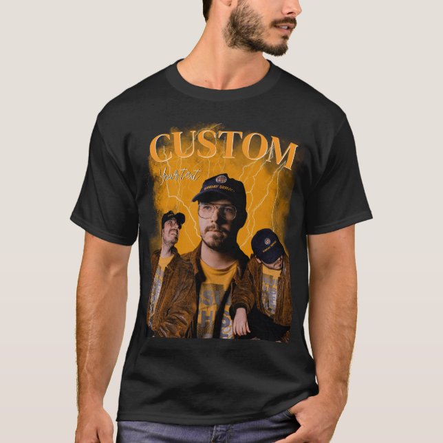 Camiseta personalizada al estilo de bootleg de los (Anverso)