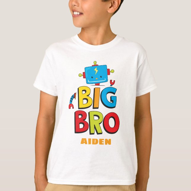 Camiseta personalizada Big Brother Robot (Anverso)