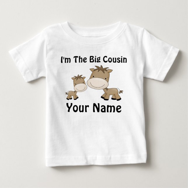 Camiseta personalizada Big Cousin Horse (Anverso)