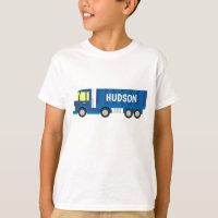 Camiseta personalizada Blue Semi Truck