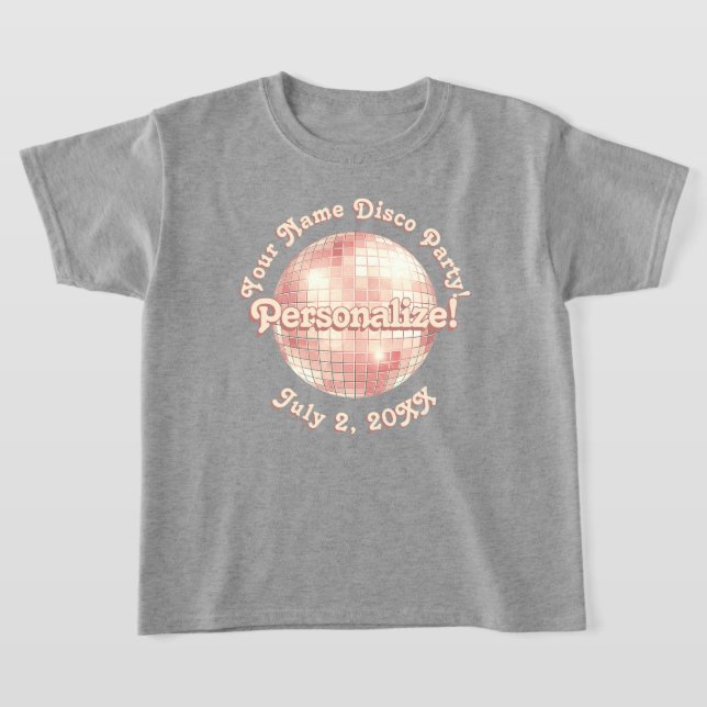 Camiseta personalizada Bola de Discoteca Retro Ros (Distribución)