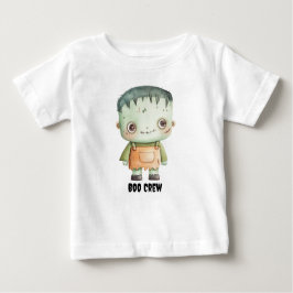 Camiseta personalizada "Boo Crew" con Frankenstein