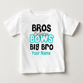 Camiseta personalizada Bros Before Bows Big Brothe