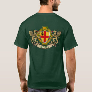 Camiseta personalizada Burke Irish Shield y Griffi