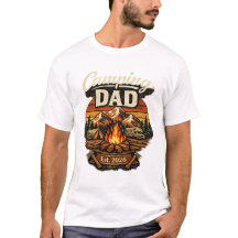 Camiseta Personalizada Camping Papá Est. 2026