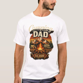 Camiseta Personalizada Camping Papá Est. 2026