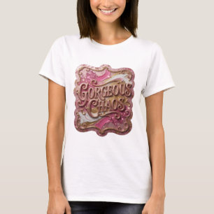 Camiseta personalizada Chic Gold GORGEOUS CHAOS