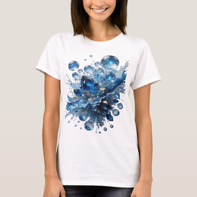 Camiseta personalizada Chic Silver ELEMENTO AGUA (Anverso)