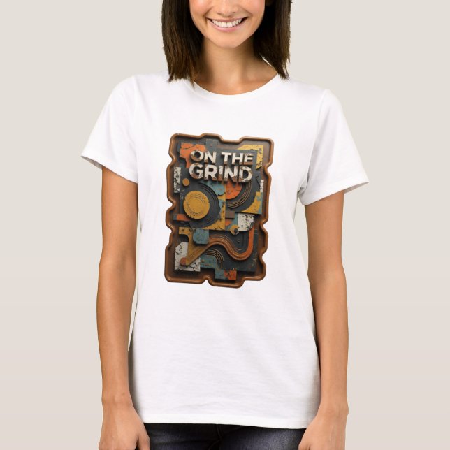 Camiseta personalizada Classic Silver ON THE GRIND (Anverso)