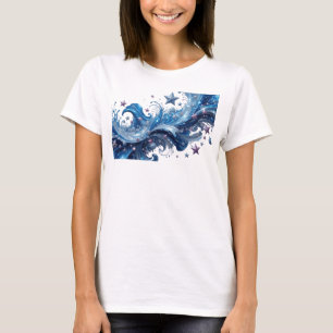 Camiseta personalizada Clean Blue BLUE WAVES