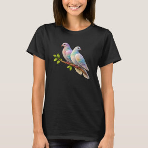 Camiseta Personalizada Colorida para Mujeres con P