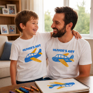 Camiseta Personalizada con el Arte de tu Hijo