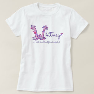 Camiseta personalizada con el significado del nomb