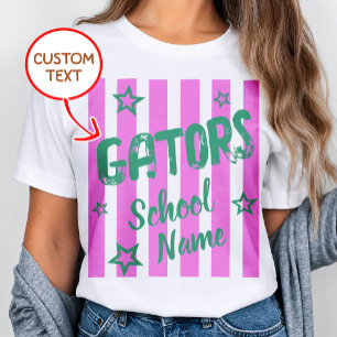 Camiseta personalizada con espíritu escolar, camis