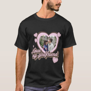 Camiseta personalizada con foto de 'Amo a mi novia