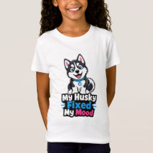 Camiseta Personalizada con Foto de Husky: Mi Husky