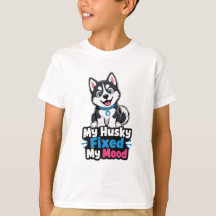 Camiseta Personalizada con Foto de Husky: Mi Husky