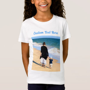 Camiseta Personalizada con Foto de Mamá y Bebé y T
