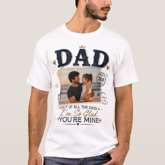 Camiseta personalizada con foto de papá