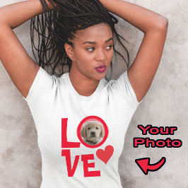 Camiseta Personalizada con Foto de Perro Adorable 