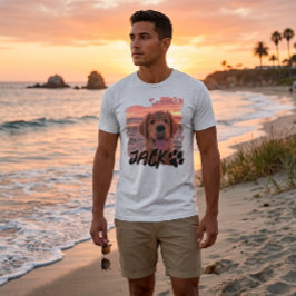 Camiseta personalizada con foto de perro – Nombre 