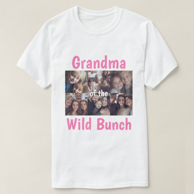 Camiseta personalizada con foto familiar (Diseño del anverso)