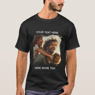 Camiseta Personalizada con Foto y Nombre Elegant H