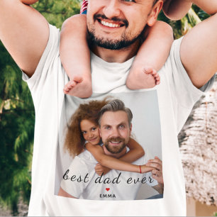 Camiseta Personalizada con Foto y Texto: Mejor Pap