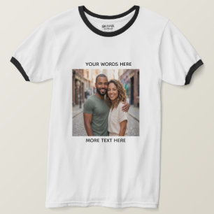 Camiseta Personalizada con Foto y Texto Subir
