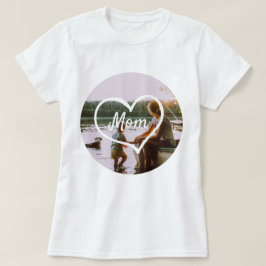 Camiseta personalizada con guión de foto de famili