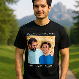 Camiseta personalizada con imagen y texto | Crea l