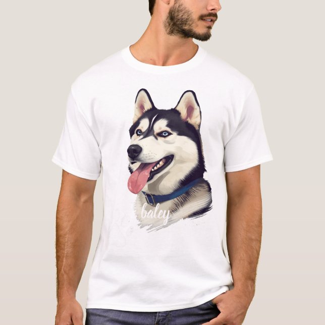 Camiseta personalizada con nombre de Mascota para  (Anverso)