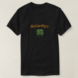 Camiseta personalizada con nombre irlandés y trébo