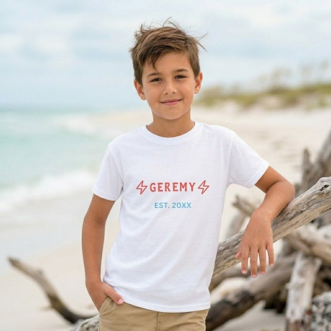 Camiseta Personalizada con Nombre para Adolescente (Subido por el creador)