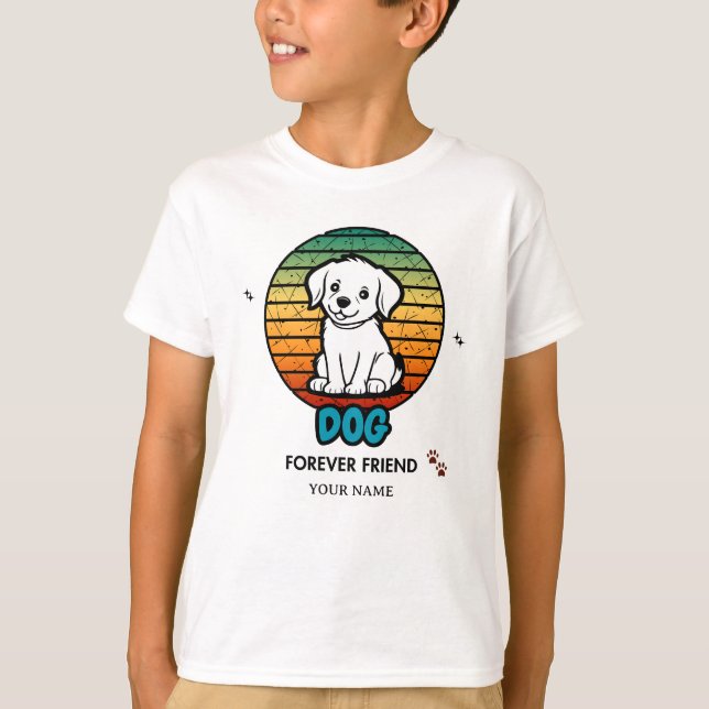 Camiseta personalizada con nombre y texto editable (Anverso)