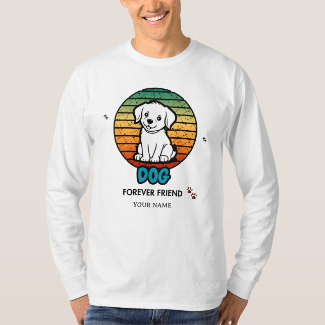 Camiseta personalizada con nombre y texto editable (Anverso)