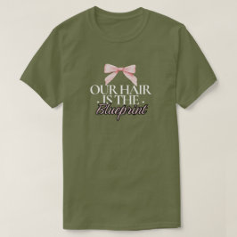 Camiseta personalizada con plano de cabello negro 