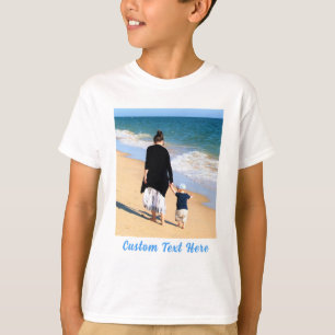 Camiseta personalizada con texto y foto de bebé li