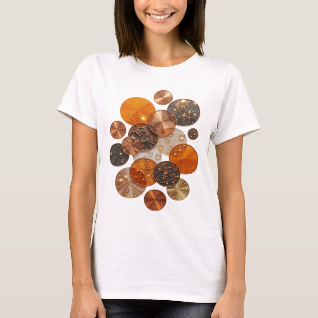 Camiseta personalizada COPPER BALLS de plata (Anverso)