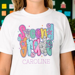 Camiseta personalizada coqueta para el primer día
