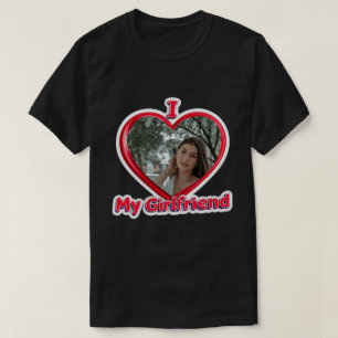 Camiseta Personalizada Corazón Rojo Me Encanta Mi