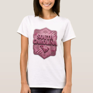 Camiseta personalizada Crisp Pink SOUTH CAROLINA