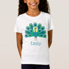 Camiseta personalizada Cute Peacock