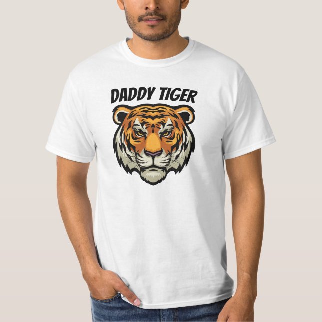 Camiseta personalizada Daddy Tiger (Anverso)