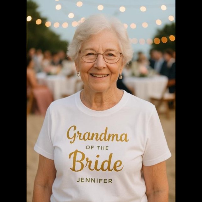 Camiseta personalizada de abuela de la novia (Subido por el creador)