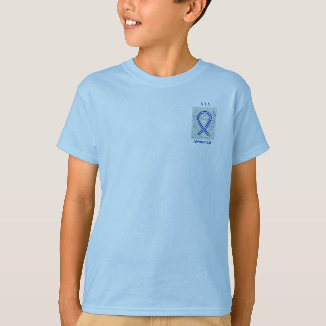 Camiseta personalizada de ángel con cinta de conci (Anverso)
